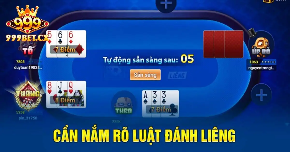Cách chơi bài liêng 999bet cho người mới dễ hiểu nhất