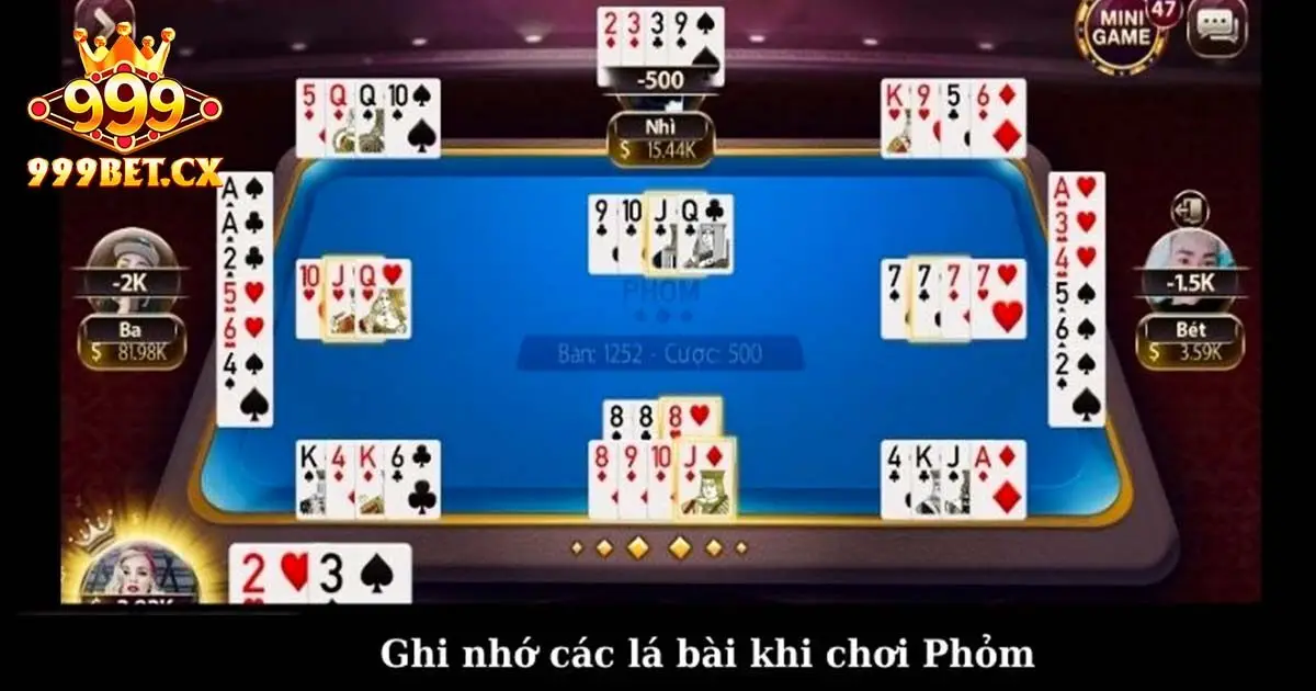Quy trình chơi bài phỏm 999bet đơn giản cho newbie